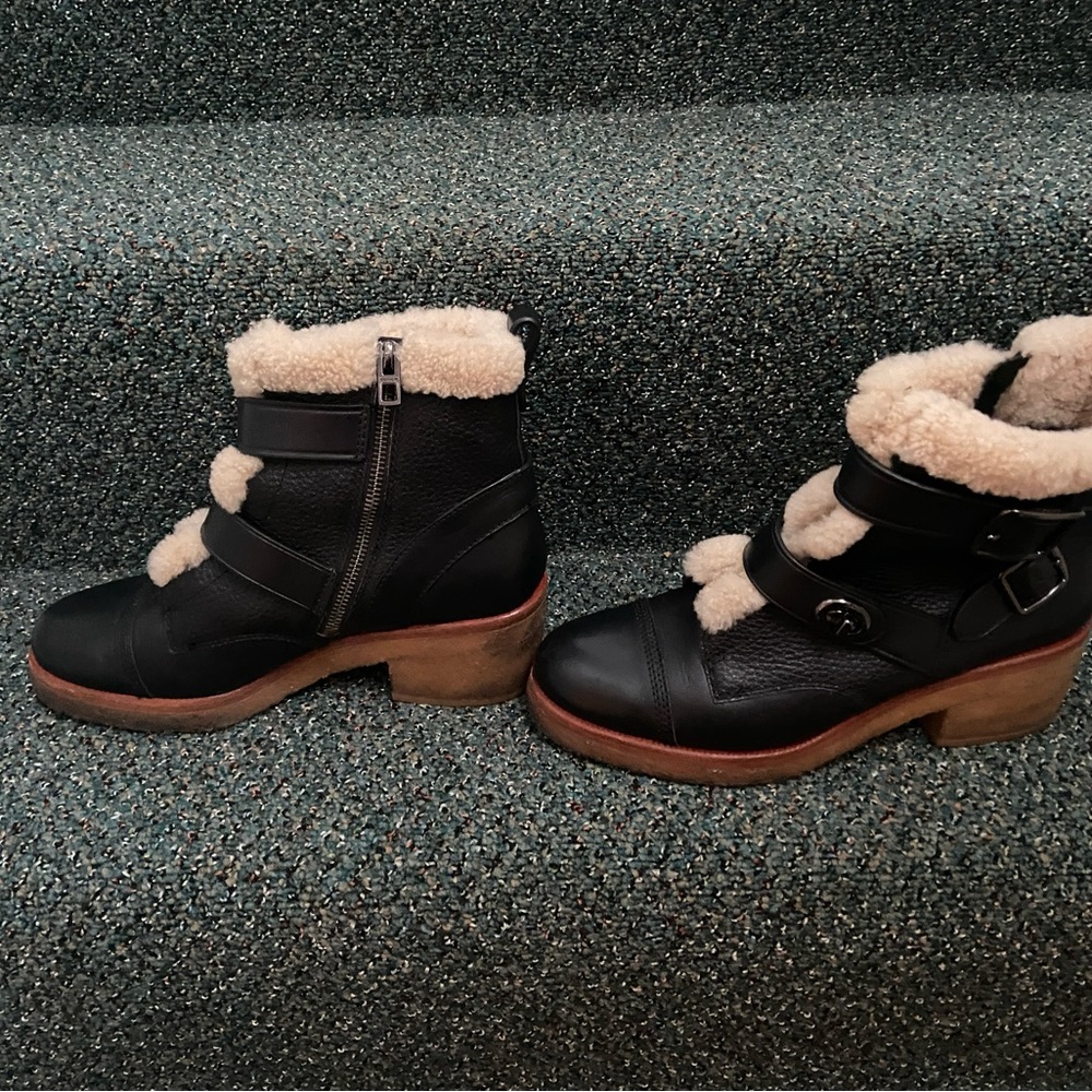 Coach black boots